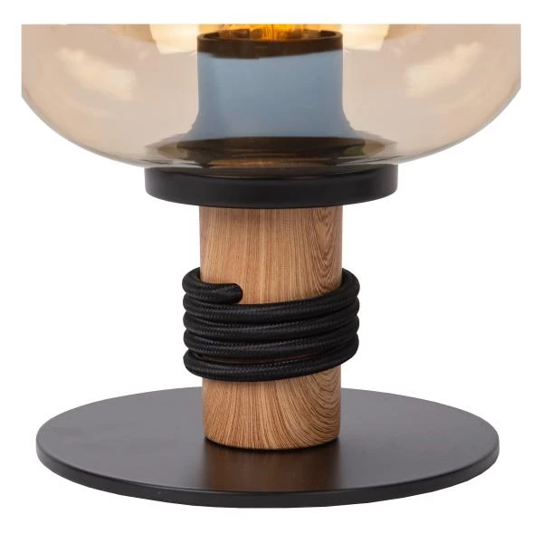 Lucide ILONA - Table lamp - Ø 18 cm - 1xE27 - Amber - detail 1